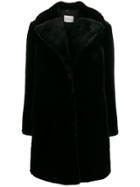 Be Blumarine Oversized Fit Coat - Black