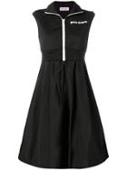 Palm Angels Logo Layered Dress - Black