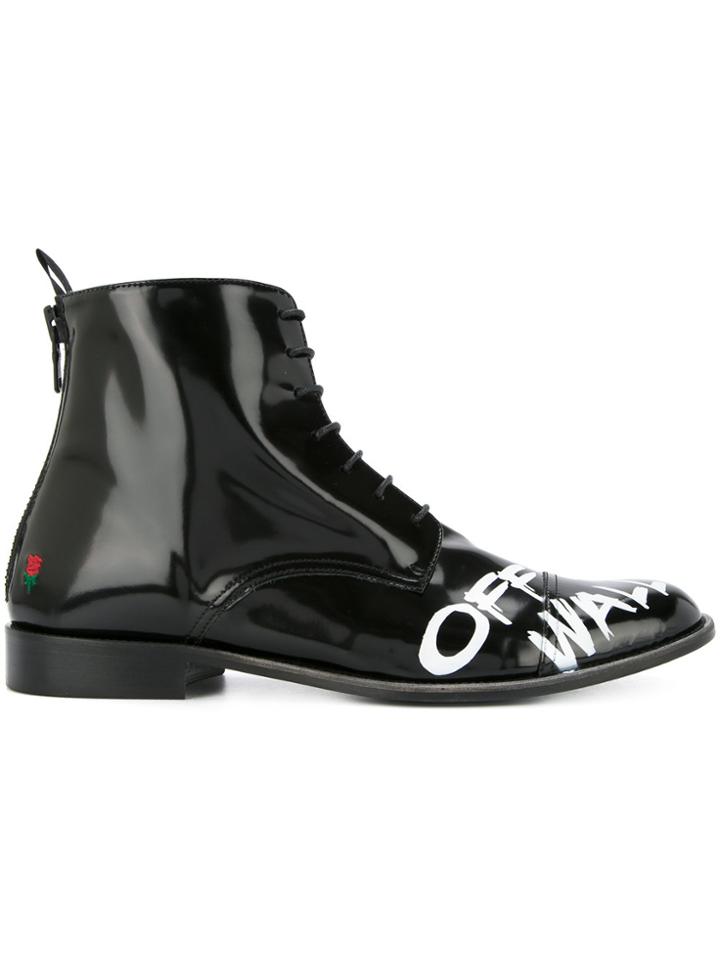 Joshua Sanders Printe Chelsea Boots - Black