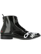 Joshua Sanders Printe Chelsea Boots - Black