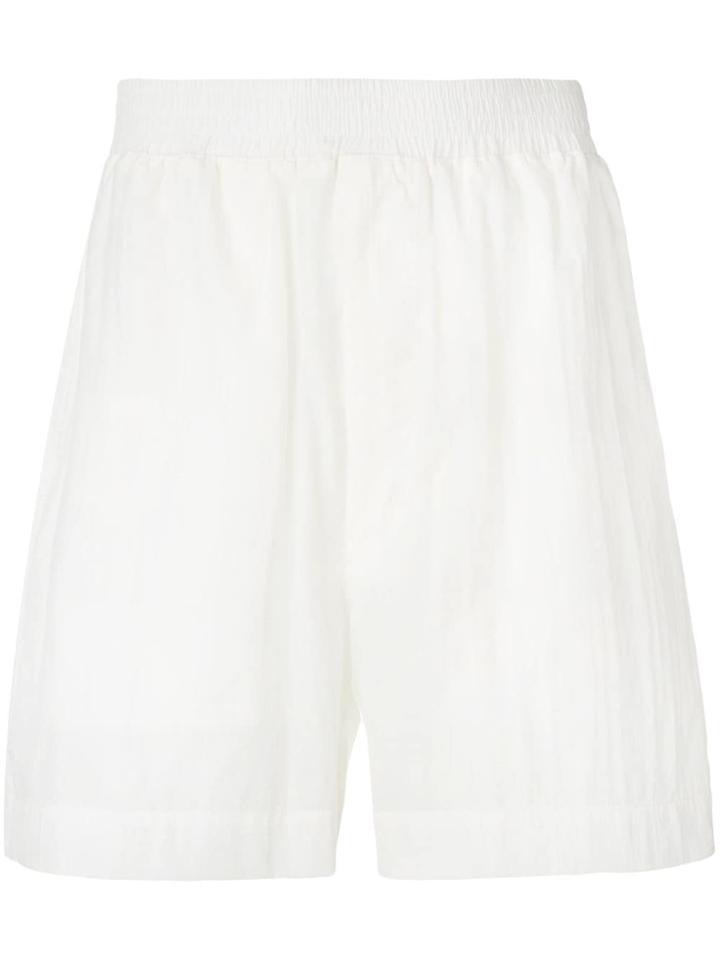 Alix Elasticated Waistband Shorts - White