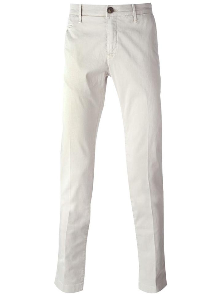 Jacob Cohen Chino Trousers, Men's, Size: 34, Nude/neutrals, Spandex/elastane/cotton