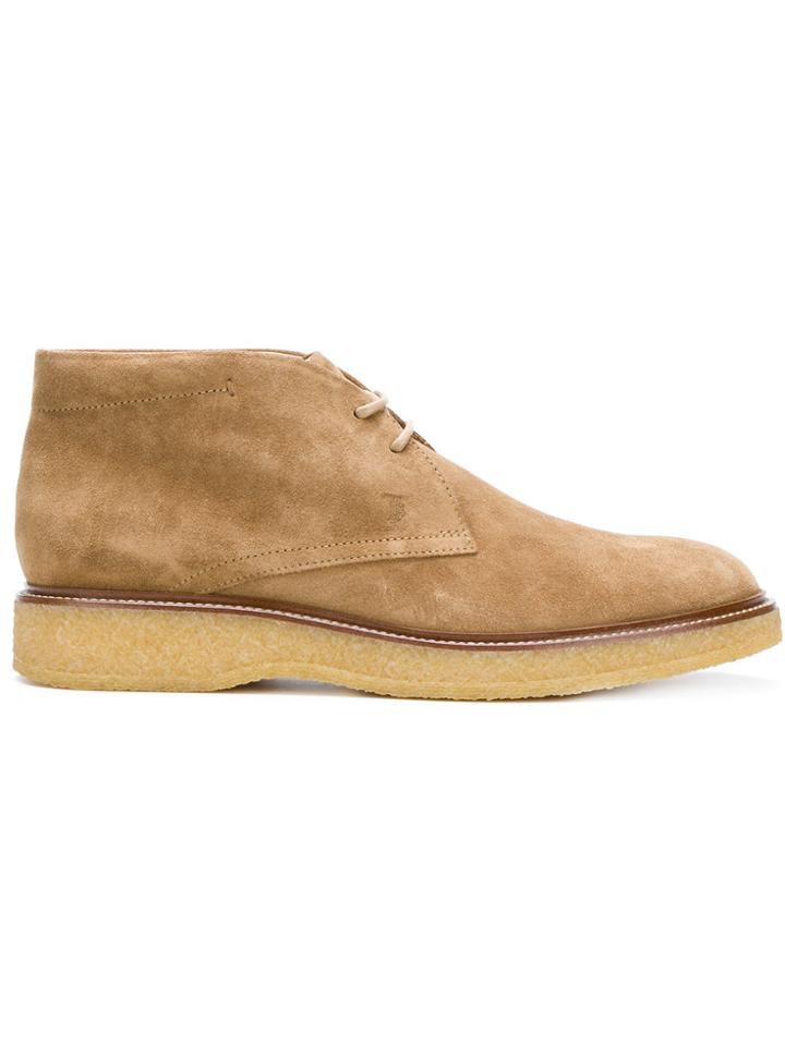 Tod's Chunky Sole Desert Boots - Nude & Neutrals