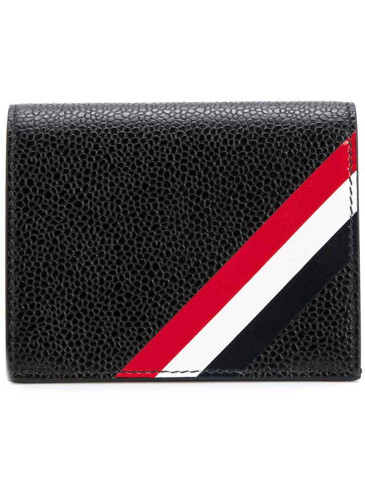 Thom Browne Double Card Holder - Black