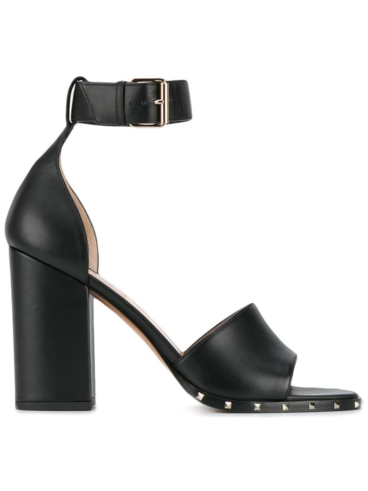 Valentino Valentino Garavani Block Heel Sandals - Black