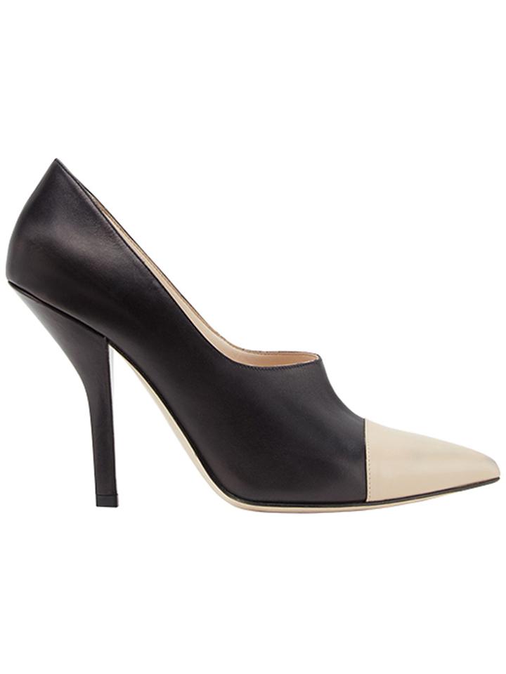 Fendi Curved Heel Pumps - Black
