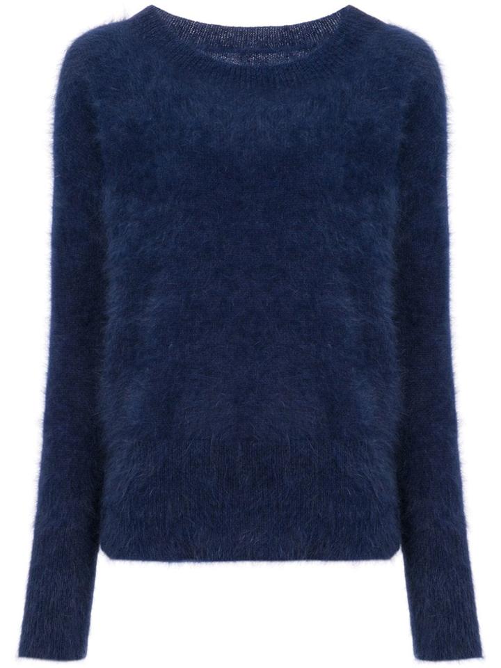 Rta Brushed Sweater - Blue