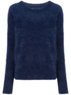 Rta Brushed Sweater - Blue