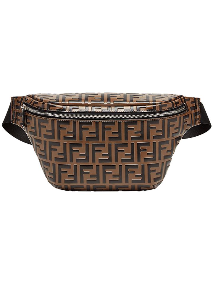 Fendi Logo Belt Bag - Brown