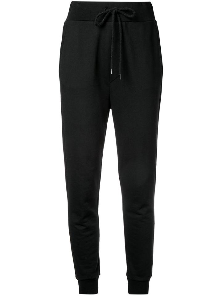 Love Moschino Heart Pocket Joggers, Women's, Size: 46, Black, Cotton