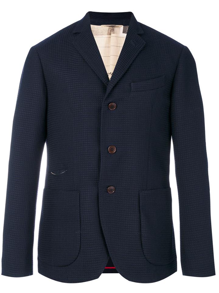 Al Duca D'aosta 1902 Buttoned Blazer - Blue