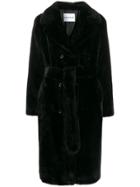 Stand Studio Belted Trench Coat - Black