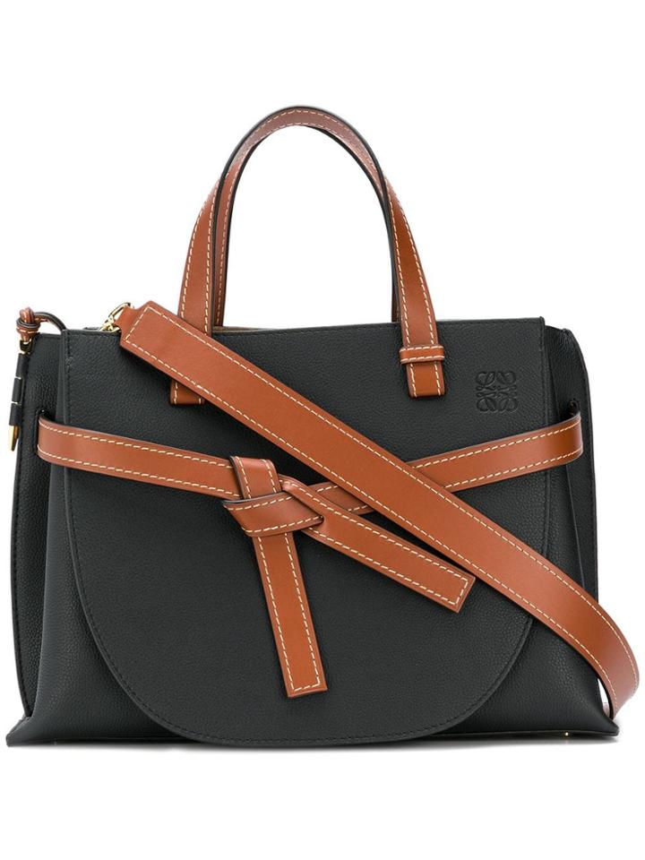 Loewe Gate Top Handle Bag - Black