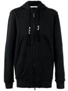 Damir Doma Open Seam Zipped Hoodie, Men's, Size: Medium, Black, Cotton/polyester