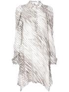 See By Chloé Striped Shirt Dress - White