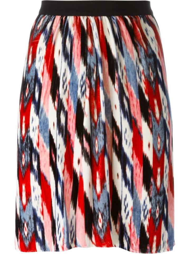 Isabel Marant Étoile Ikat Print Skirt