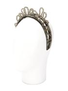 Simone Rocha Beaded Embellished Headband - Black