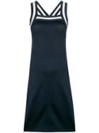 T By Alexander Wang Fitted Halterneck Dress - Blue