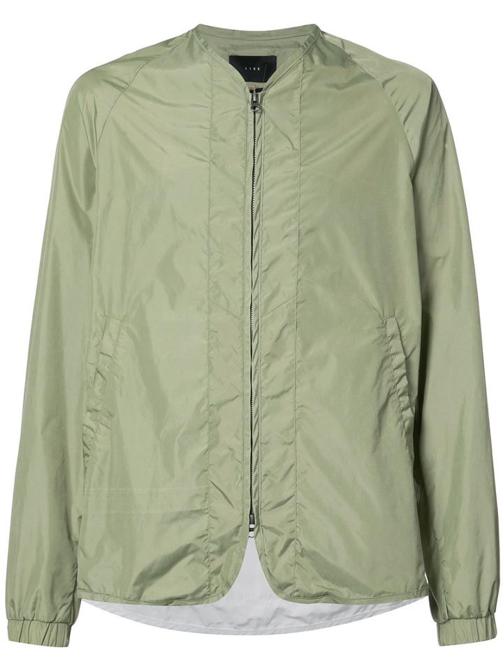 Iise - Zip Jacket - Men - Nylon/polyester - S, Green, Nylon/polyester