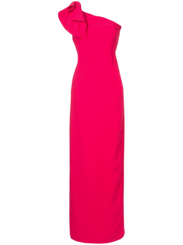 Antonio Berardi One-shoulder Gown - Pink & Purple