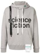 Maison Mihara Yasuhiro Science Fiction Print Hoodie - Grey