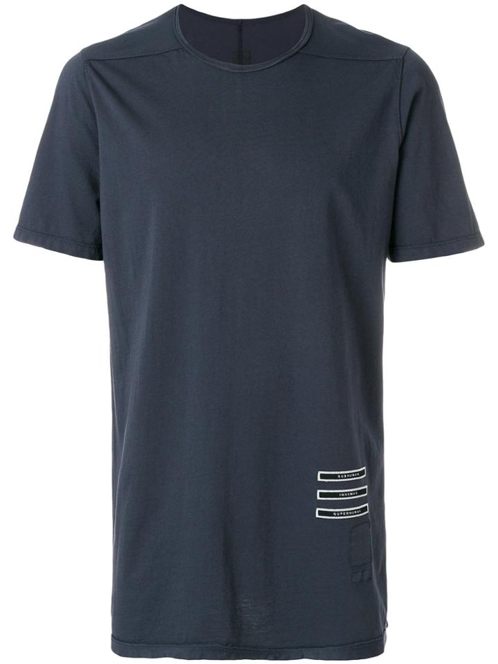 Rick Owens Drkshdw Crew Neck T-shirt - Blue