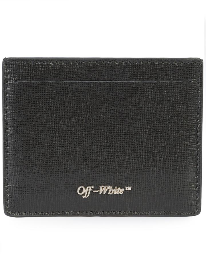 Off-white Logo Cardholder Wallet - Black