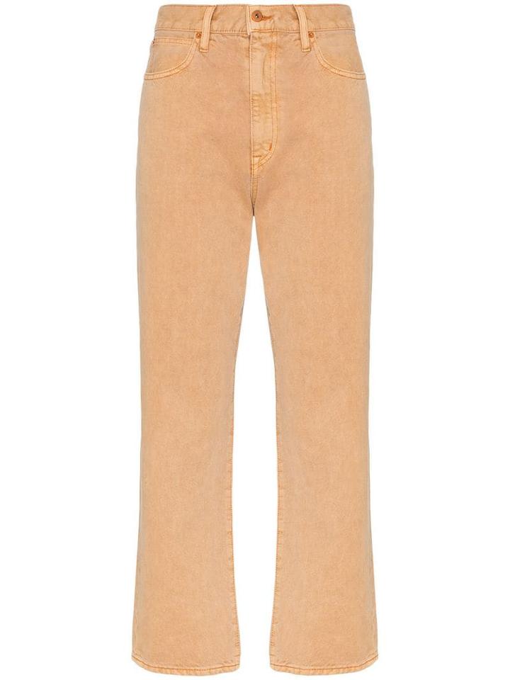 Slvrlake High-rise Kick-flare Jeans - Neutrals