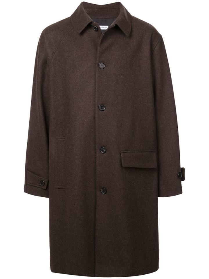 Gosha Rubchinskiy Single Breasted Coat - Brown