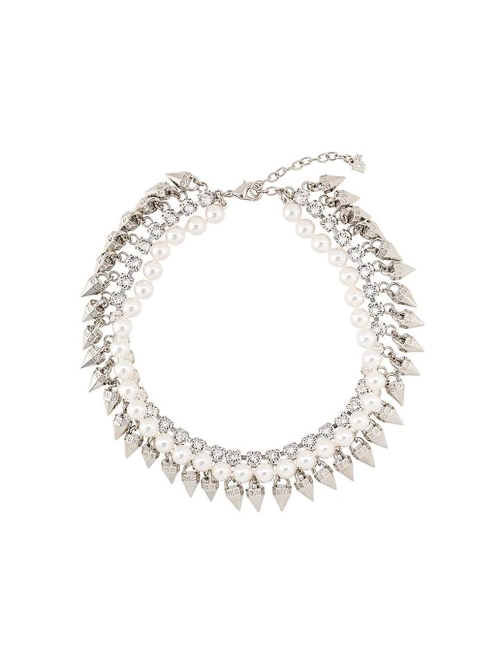 Dsquared2 Embellished Necklace - Silver