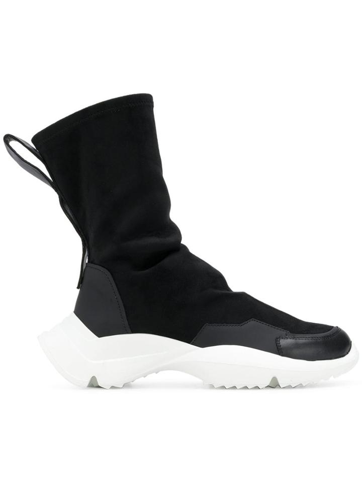 Cinzia Araia Hi-top Boot Trainers - Black