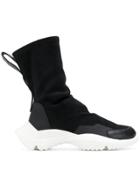 Cinzia Araia Hi-top Boot Trainers - Black