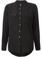 Equipment Classic Shirt, Women's, Size: Large, Black, Silk