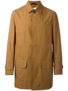 Oliver Spencer 'lawford' Patch Pockets Coat, Men's, Size: 52, Brown, Cotton