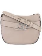 Tory Burch Front Buckle Crossbody Bag, Nude/neutrals, Leather