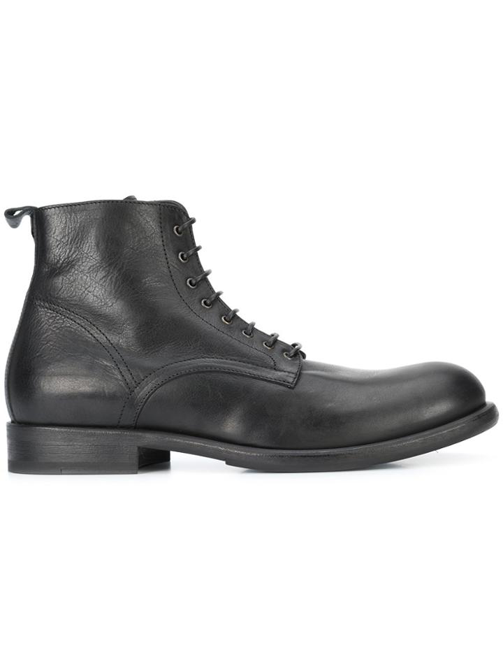 Fiorentini + Baker Gius Lace-up Boots - Black