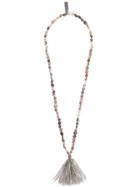 Max Mara Gimmy Quartz Necklace - Grey