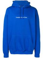 F.a.m.t. 'freedom Is Not Free' Hoodie - Blue