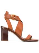 Chloé Virginia High-heeled Sandals - Brown