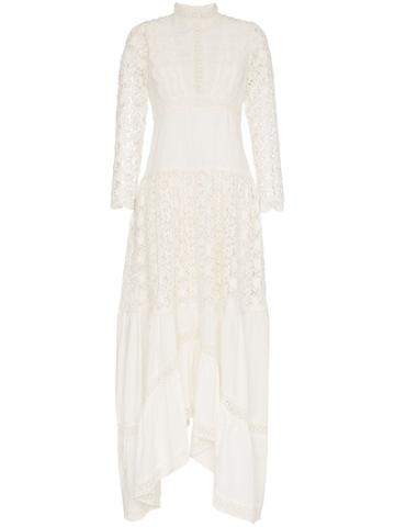 By Timo Broderie Anglaise Maxi Dress - White