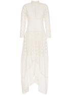 By Timo Broderie Anglaise Maxi Dress - White