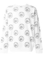 Mcq Alexander Mcqueen Swallow Pattern Sweatshirt - White