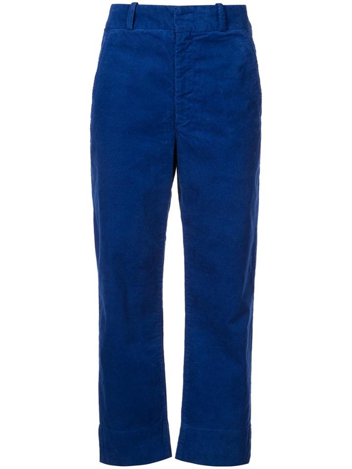 Ag Jeans Elvie Cropped Pants - Blue