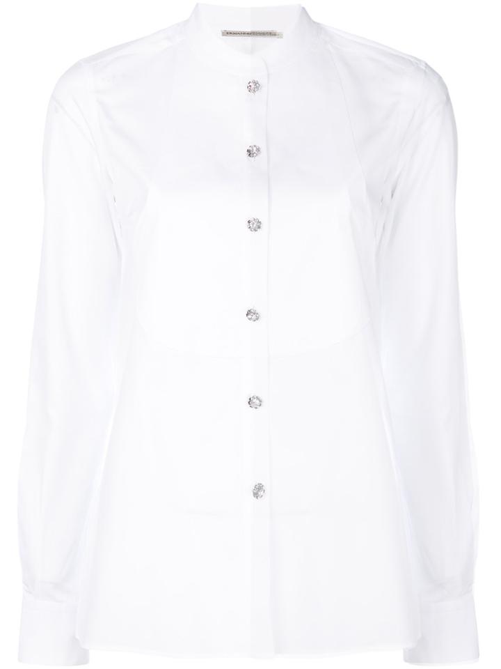 Ermanno Scervino Embellished Button-down Shirt - White