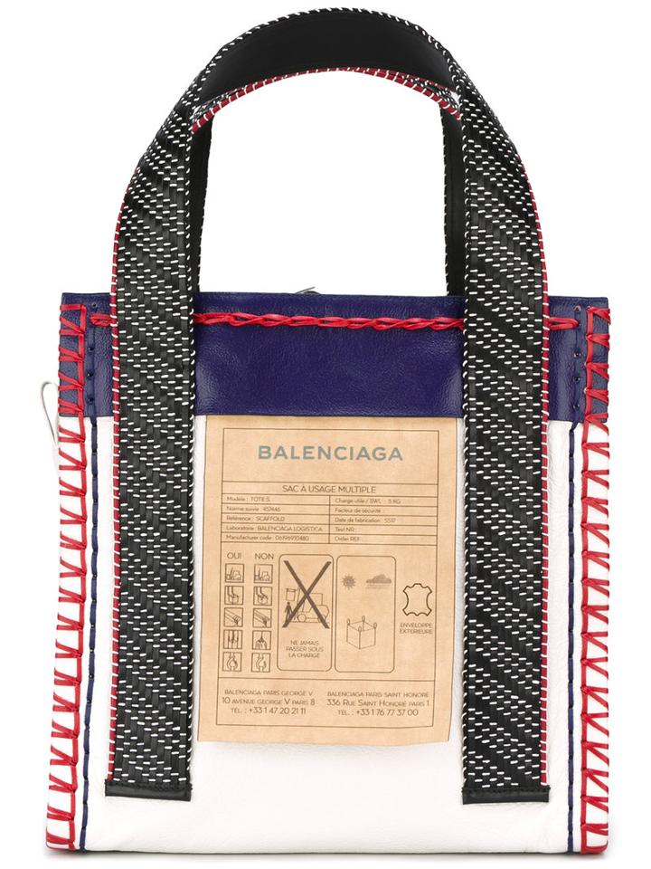 Balenciaga Scaffold Tote, Women's, Goat Skin