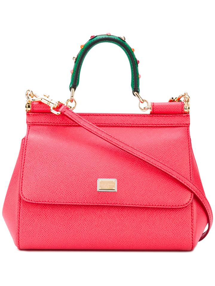 Dolce & Gabbana Sicily Shoulder Bag - Red