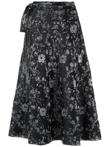 Gig - A-line Knitted Skirt - Women - Polyester/viscose - P, Black, Polyester/viscose