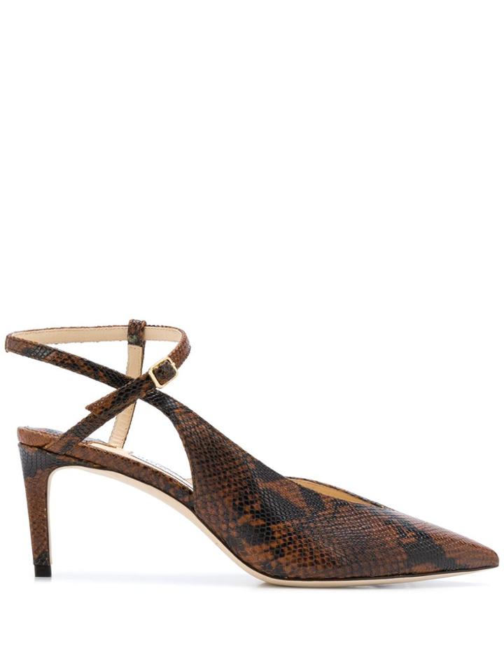 Jimmy Choo Sakeyankecuoio - Brown