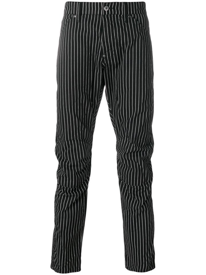 G-star Slim Striped Trousers - Black