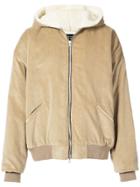 Fear Of God Hooded Zip Jacket - Brown